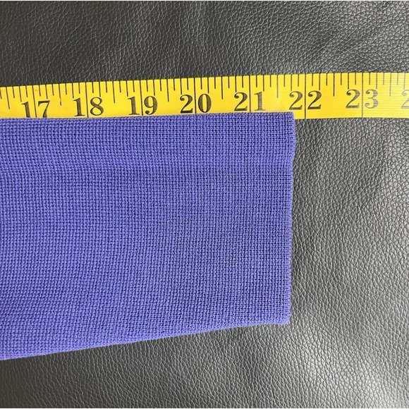 Eileen Fisher Silk Blend Interlock Open Front Cardigan Jacket S Iris Purple - Picture 8 of 9